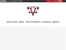 Tablet Screenshot of crossfitverus.com